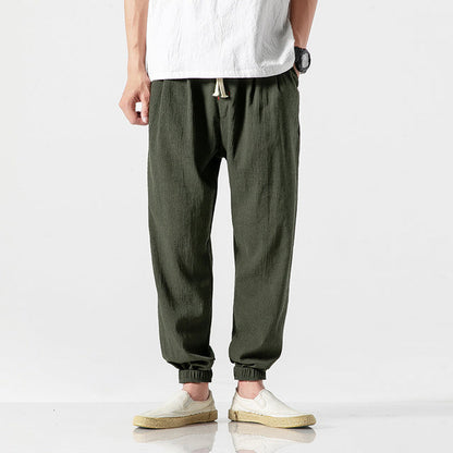 Comfortable Men's Lightweight Cotton Joggers
