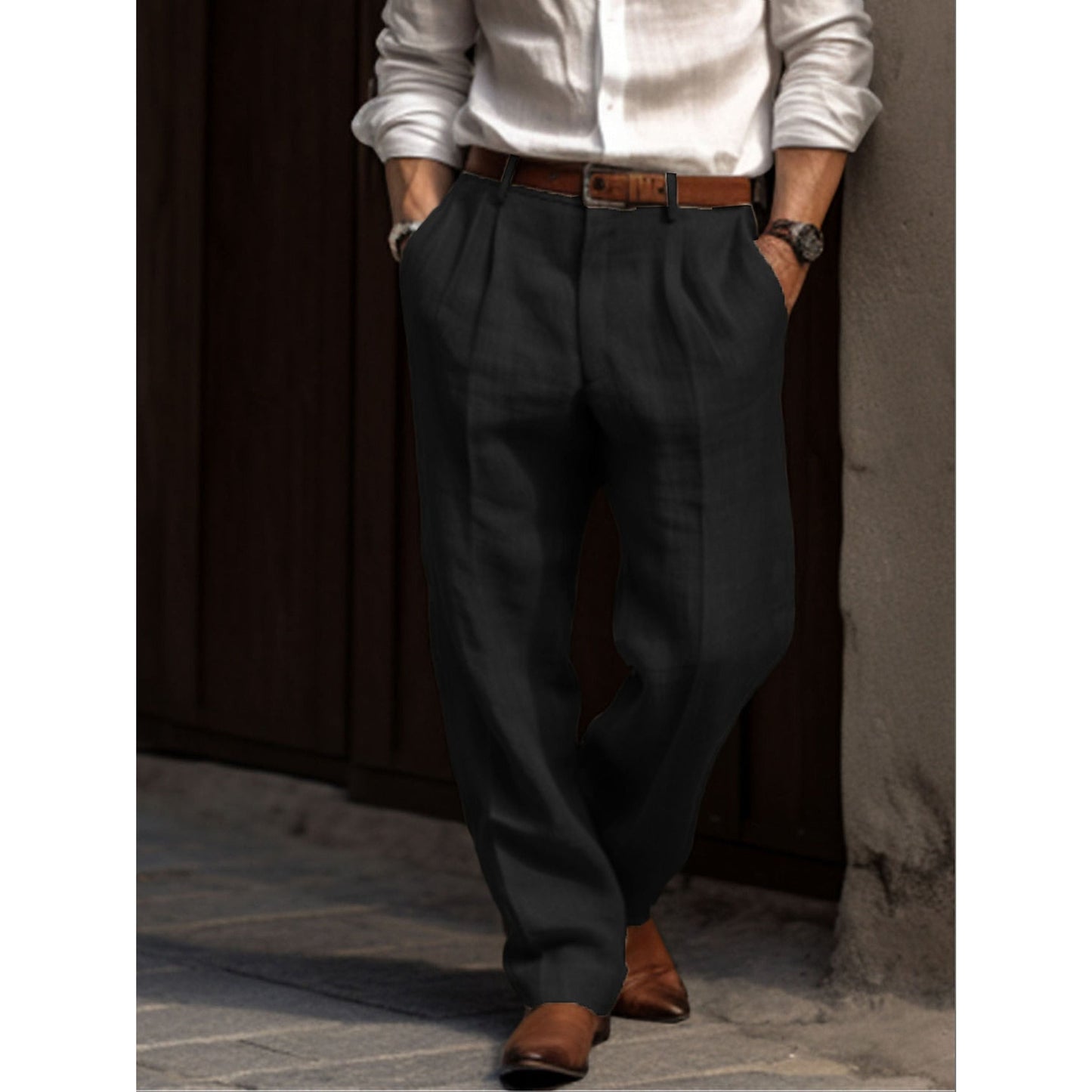 Linen trousers Summer Comfortable Loose fit