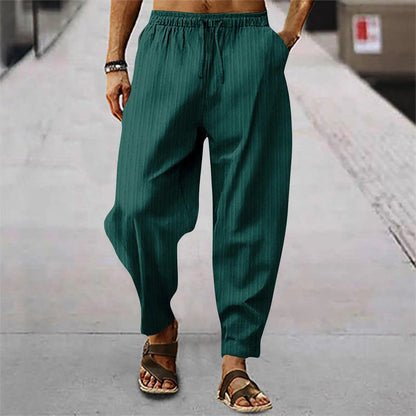 Men's Linen Trousers Comfortable Summer