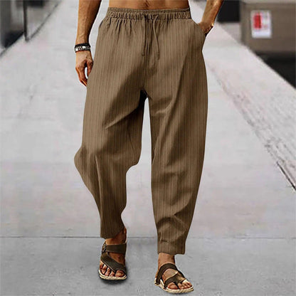 Men's Linen Trousers Comfortable Summer