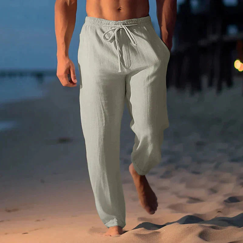Bequeme Leinenhosen Herren Sommer Freizeit - IdealeKleiden