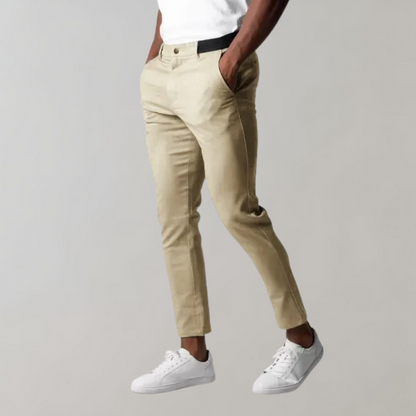 Fashionable Men's Chinos Slim Fit Lightweight Cotton