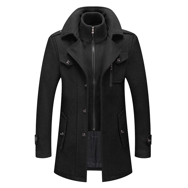 Stylish Men's Winter Coat Classic Design