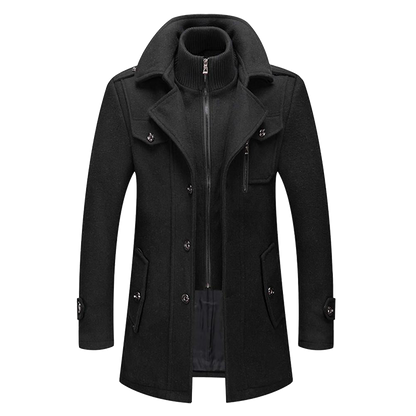 Stylish Men's Winter Coat Classic Design