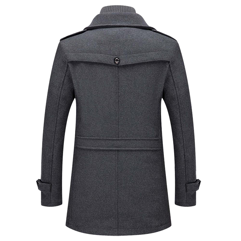 Stylischer Herren Wintermantel Klassisches Design - IdealeKleiden