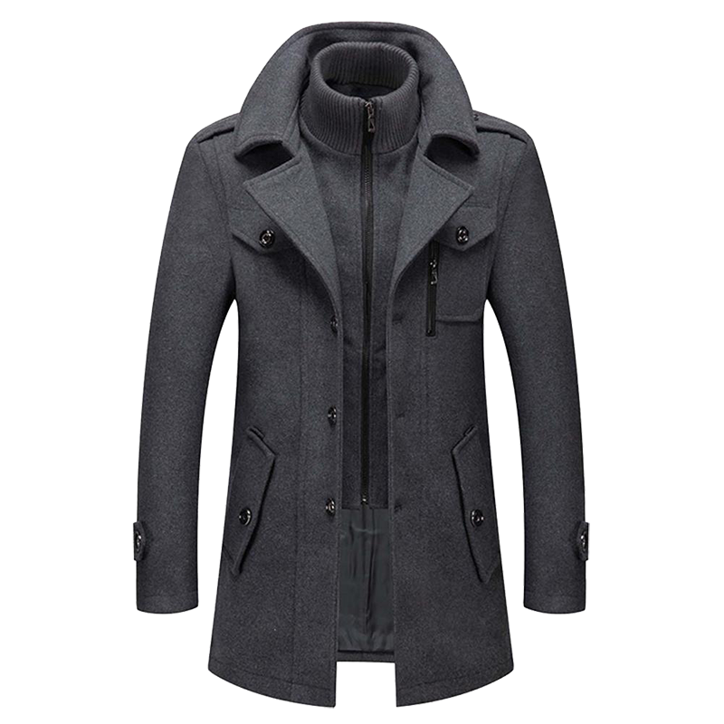 Stylish Men's Winter Coat Classic Design