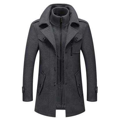 Stylish Men's Winter Coat Classic Design