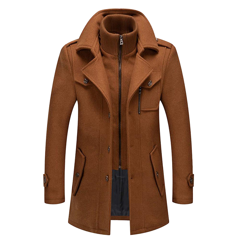 Stylish Men's Winter Coat Classic Design