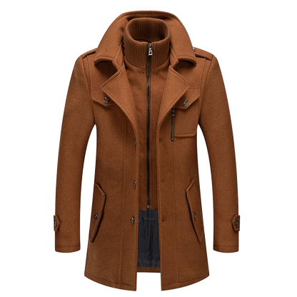 Stylish Men's Winter Coat Classic Design