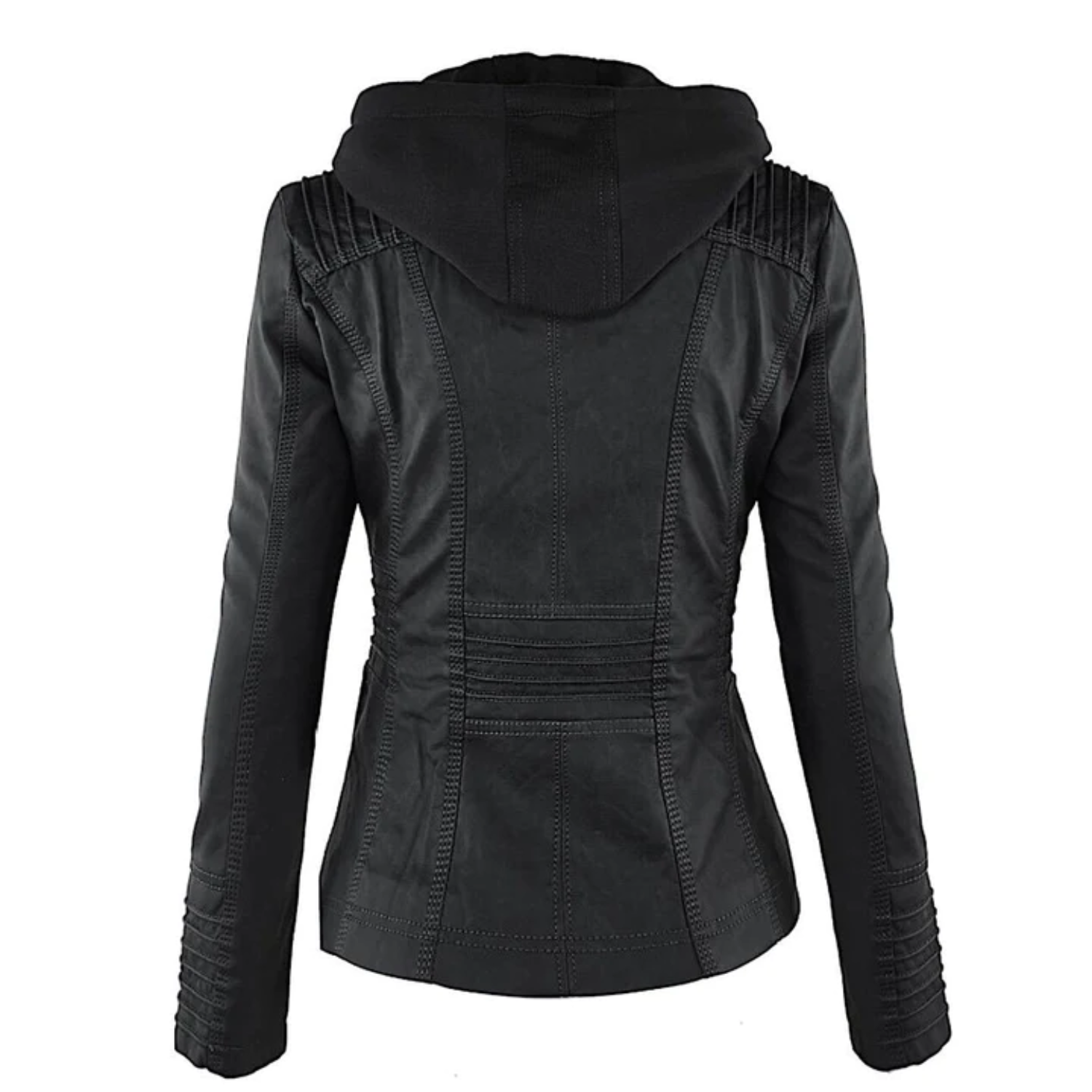 Praktische Damenjacke mit Kapuze - IdealeKleiden