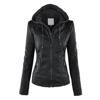 Praktische Damenjacke mit Kapuze