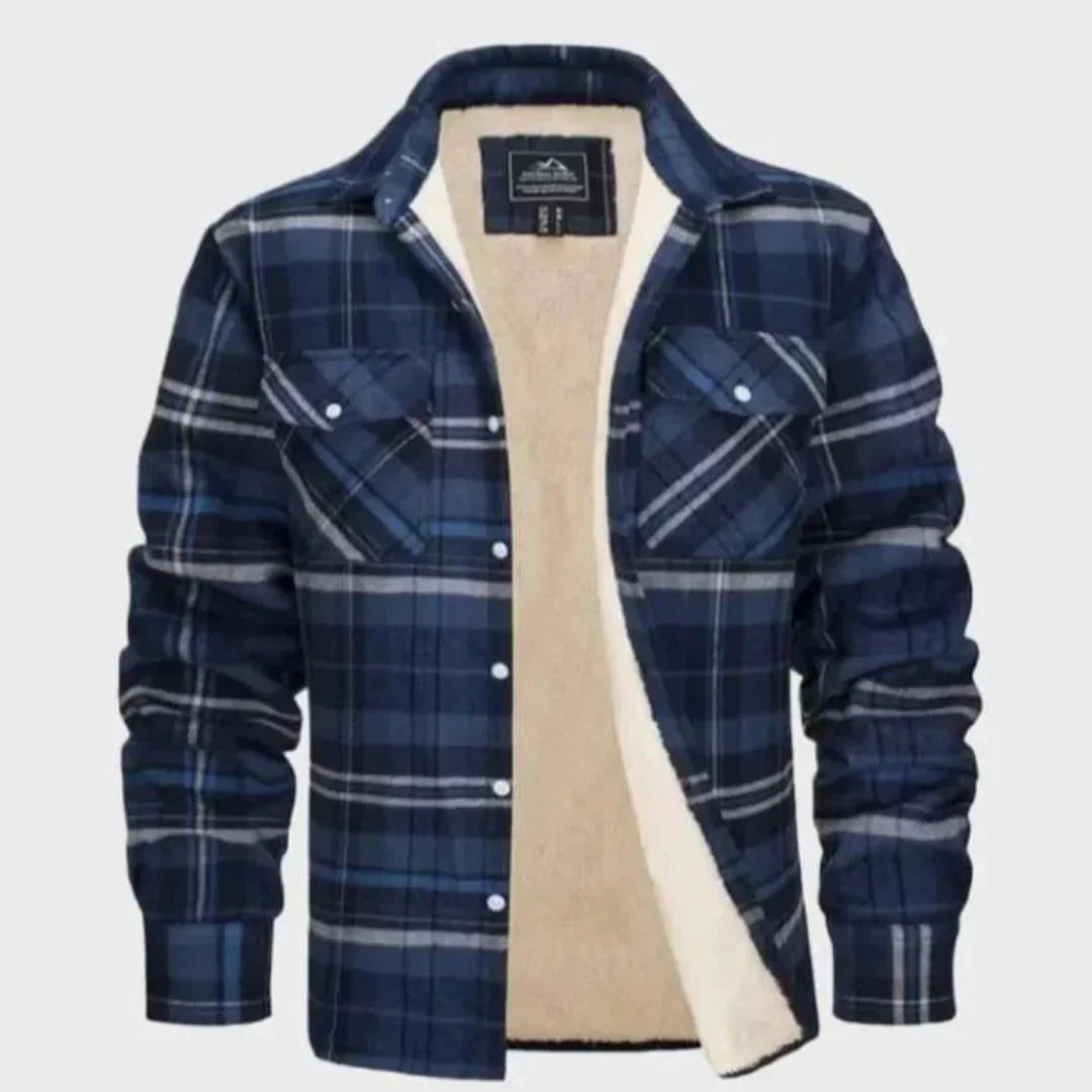 Soft Flannel Jacket Sherpa Lining Women's Shell