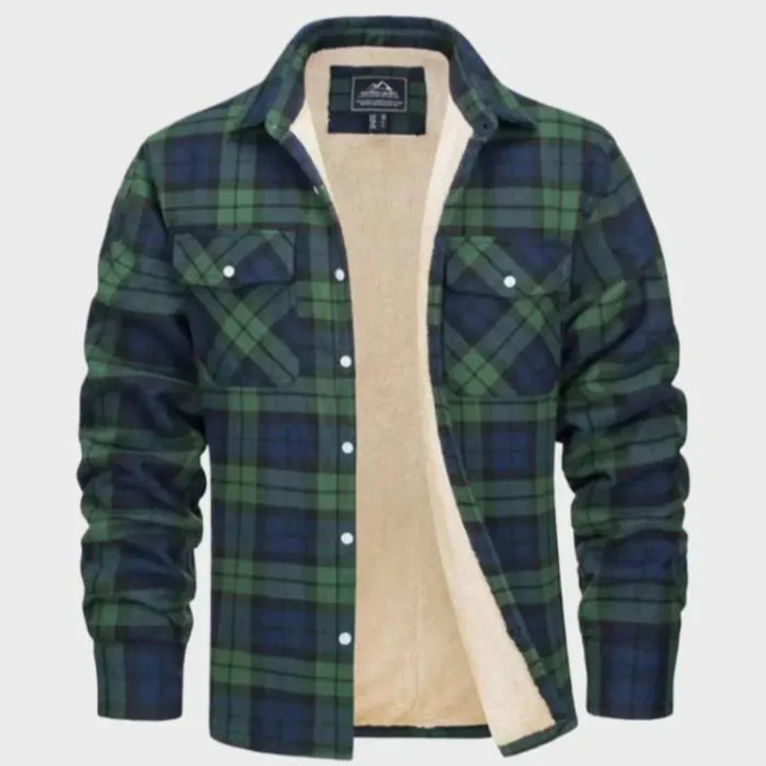 Soft Flannel Jacket Sherpa Lining Women's Shell