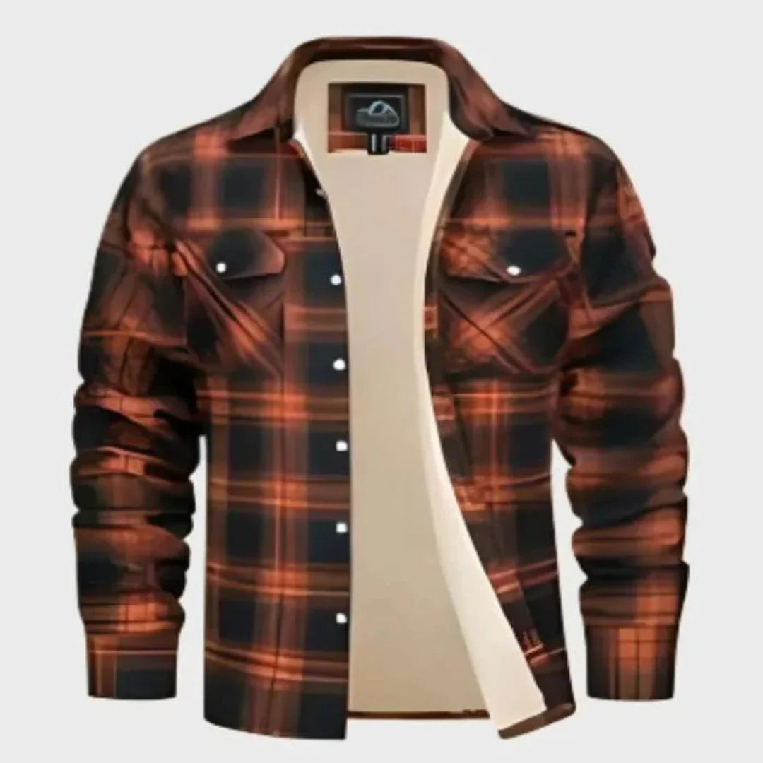 Soft Flannel Jacket Sherpa Lining Women's Shell