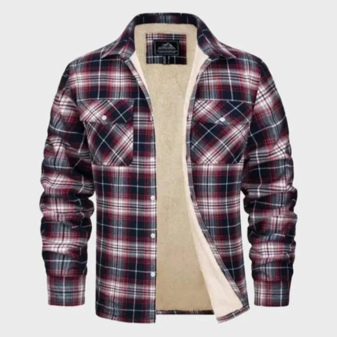 Soft Flannel Jacket Sherpa Lining Women's Shell