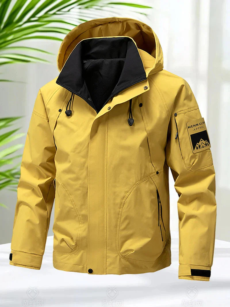 Herren Softshell-Jacke Wasserfest Mit Kapuze - IdealeKleiden