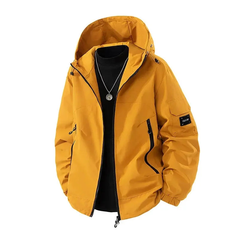 Warme Herren Pufferjacke mit Kapuze - Oversized Winterparka - IdealeKleiden