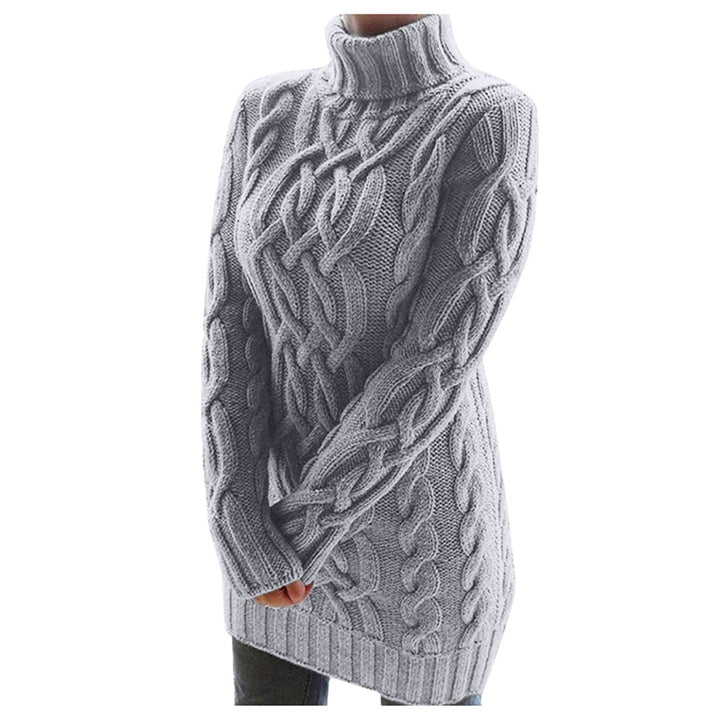 Knit Turtleneck Sweater Soft and Warm
