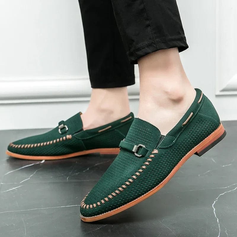 Bequeme Herren Loafer Wildleder Atmungsaktiv - IdealeKleiden