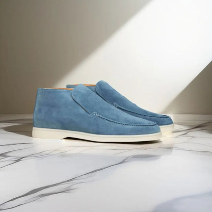 Men's Suede Loafers Elegant Design