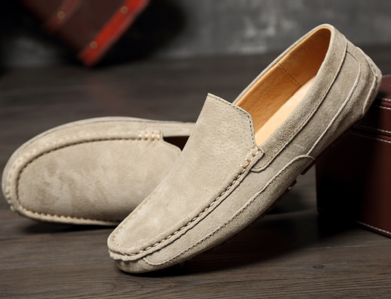 Men's Non-Slip Suede-Look Slippers