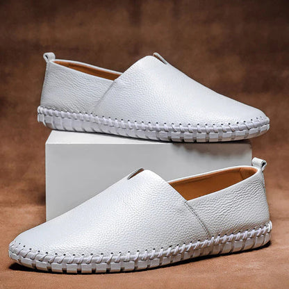 Comfortable Leather Loafers Men's Slip-On Shoes