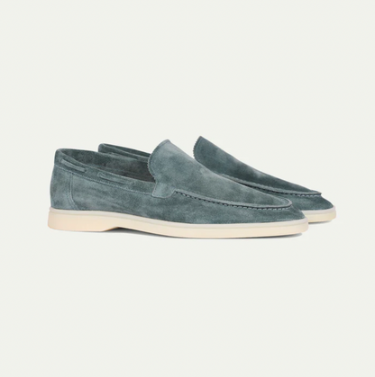 Men's Leather Loafer Shoes Suede Slippers