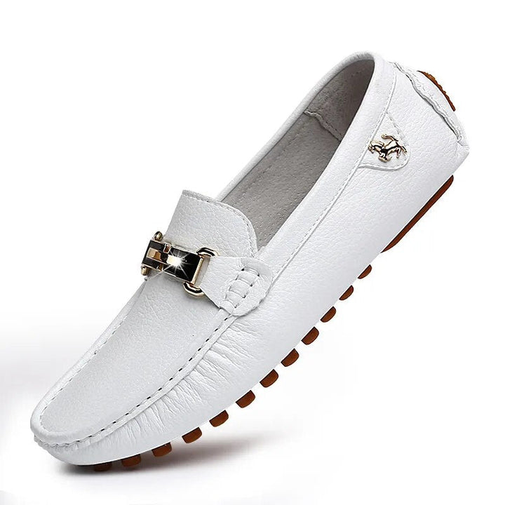 Elegant Leather Loafers - Non-Slip Men&