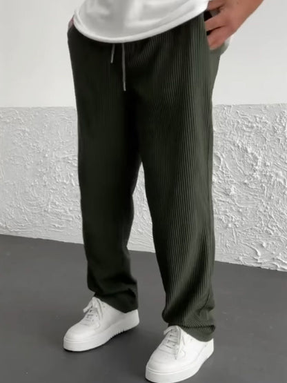 Comfortable Men's Relaxed Fit Trousers