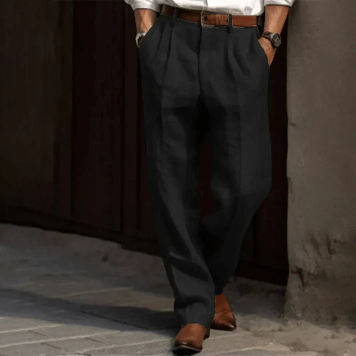 Comfortable Linen Trousers for Men, Lightweight