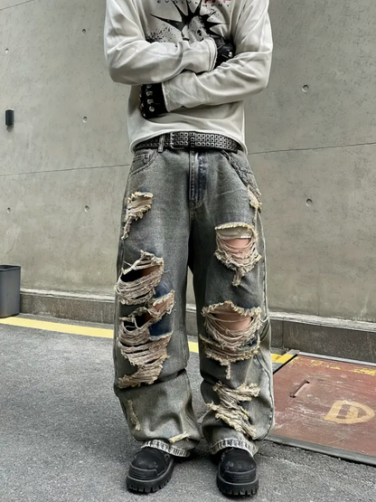 Men's Lightweight Relaxed Fit Baggy Jeans