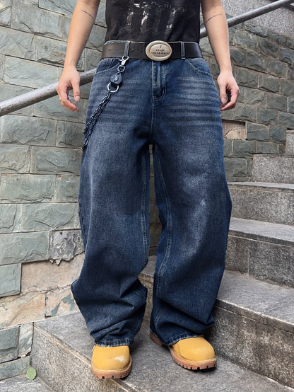 Men's Lightweight Relaxed Fit Baggy Jeans