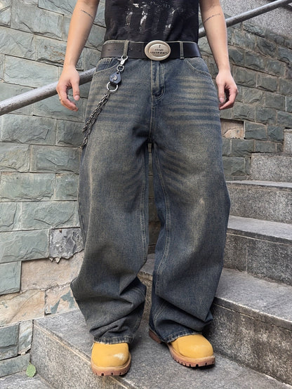 Men's Lightweight Relaxed Fit Baggy Jeans
