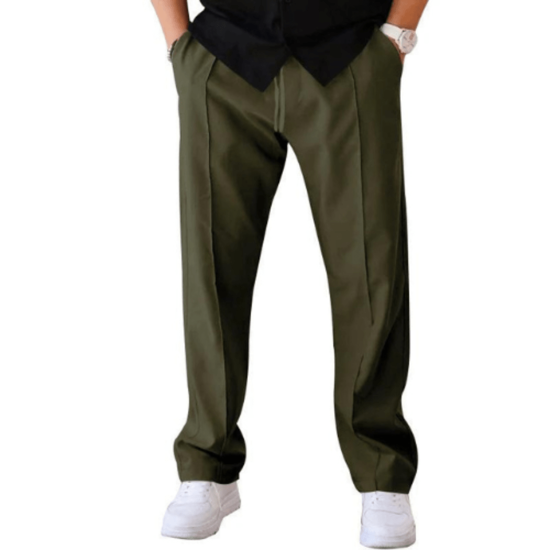 Comfortable Men's Summer Straight Leg Trousers