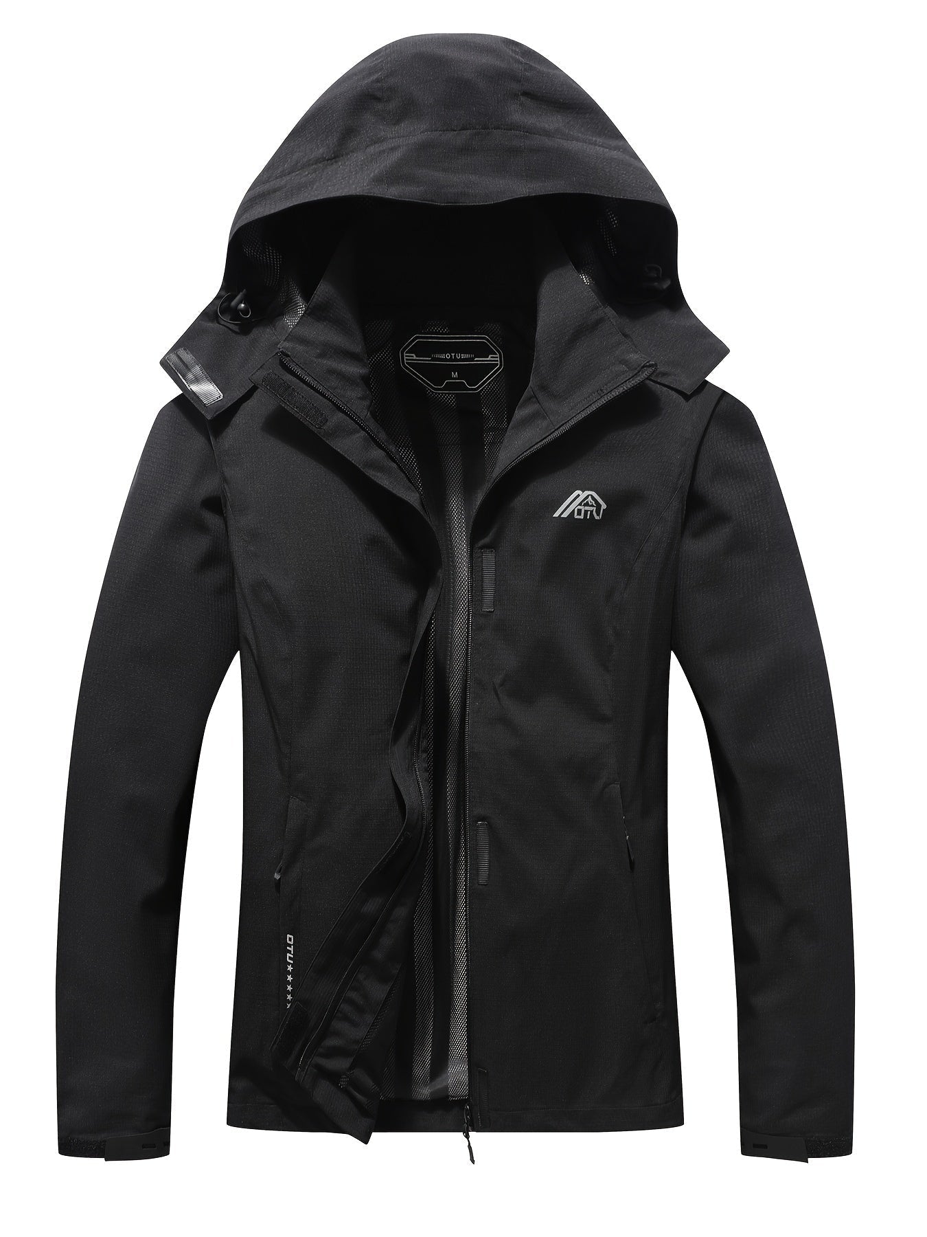 Waterproof Outdoor Jacket Hood Fall Spring