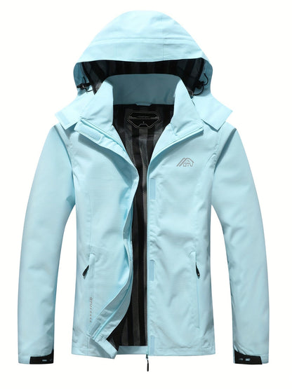 Waterproof Outdoor Jacket Hood Fall Spring