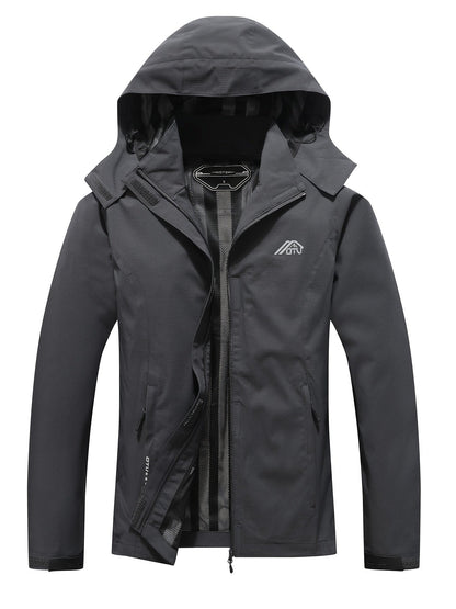 Waterproof Outdoor Jacket Hood Fall Spring