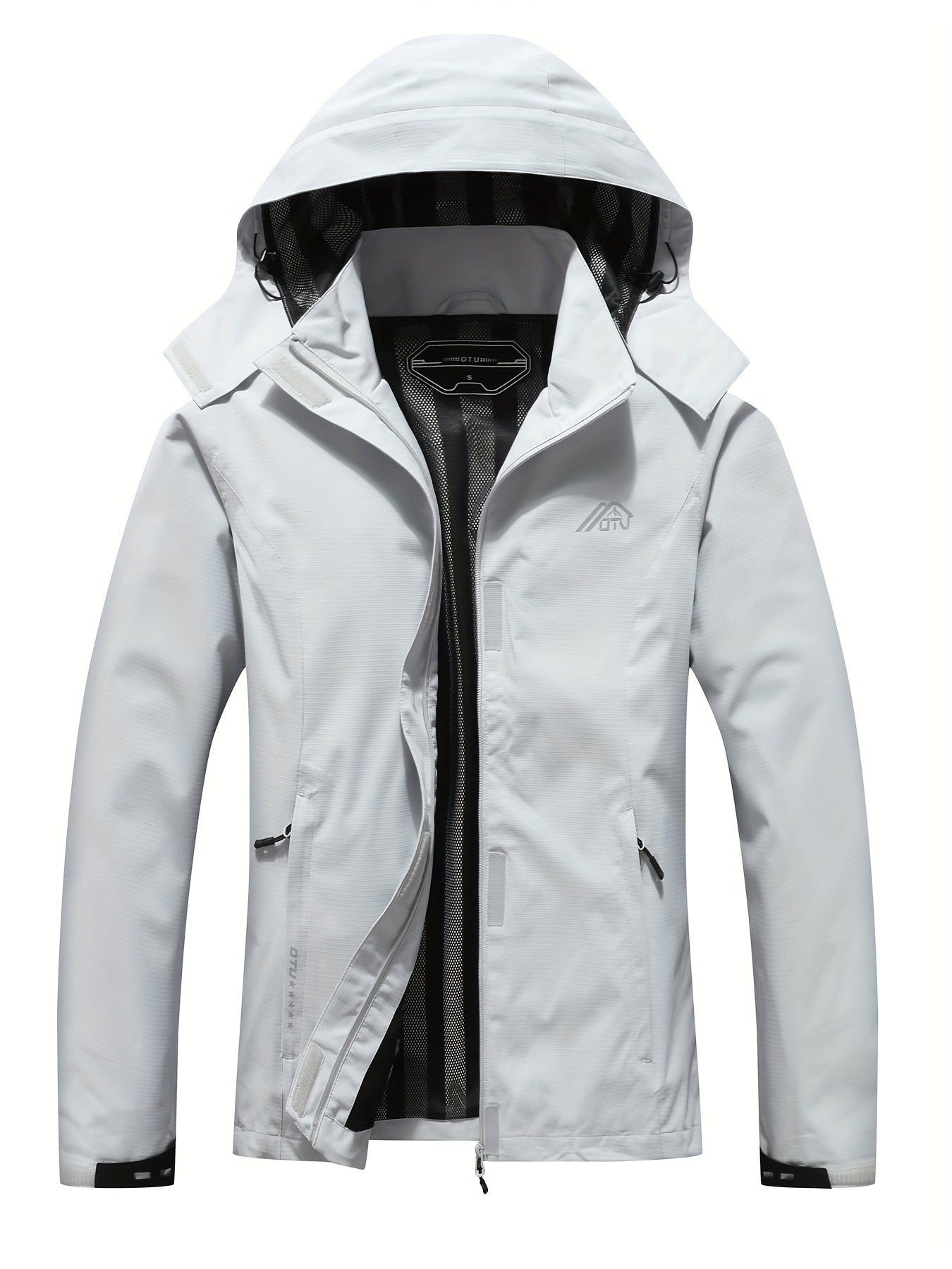 Wasserdichte Outdoorjacke Kapuze Herbst Frühling - IdealeKleiden