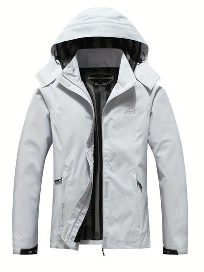 Waterproof Outdoor Jacket Hood Fall Spring