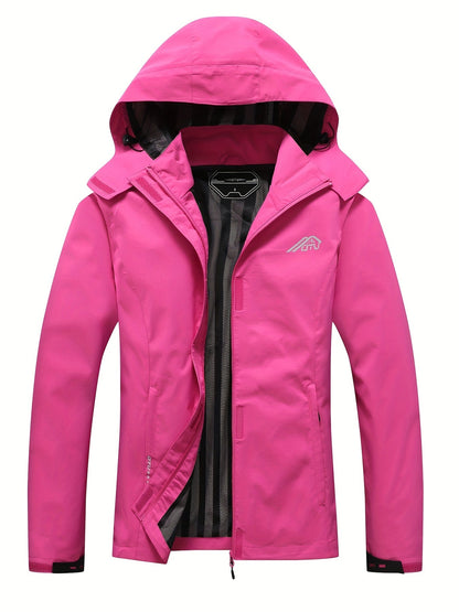 Waterproof Outdoor Jacket Hood Fall Spring