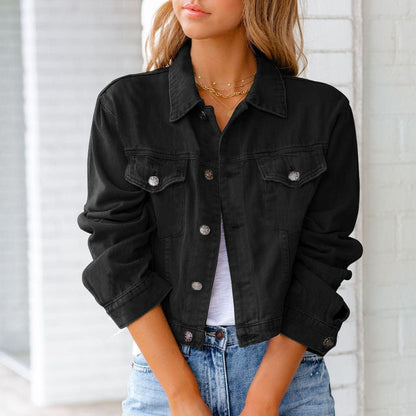 Autumnal Trendy Denim Jacket
