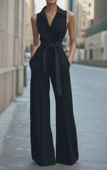 Women's Spring Wide-Leg Outfit Set