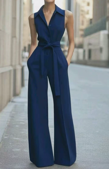 Women's Spring Wide-Leg Outfit Set