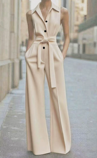Women's Spring Wide-Leg Outfit Set