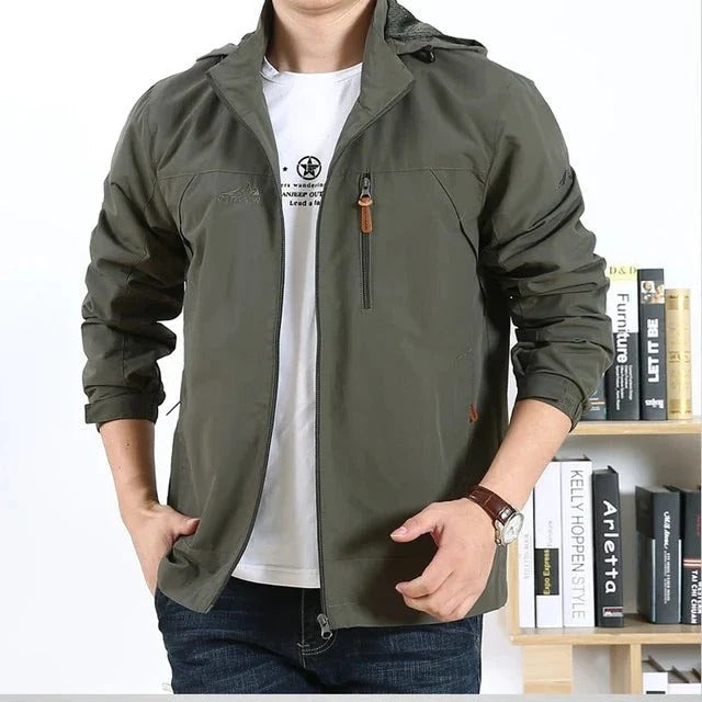 Men's Outdoor Jacket Waterproof Military Style
