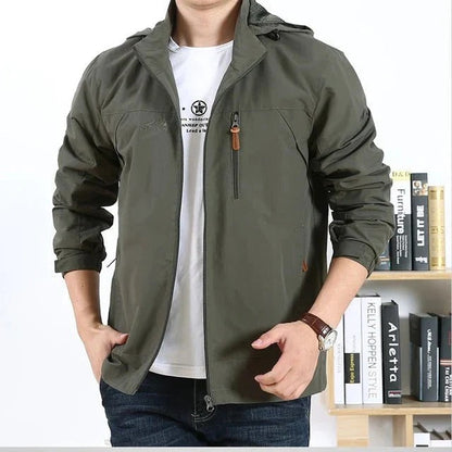 Men's Outdoor Jacket Waterproof Military Style