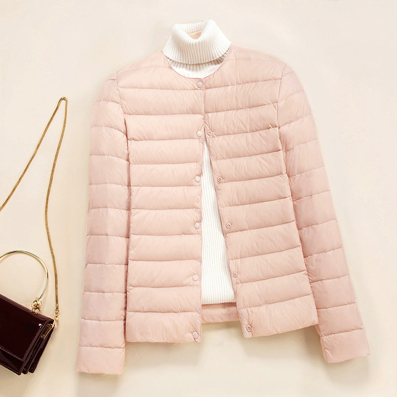 Lightly Quilted Down Jacket for Women