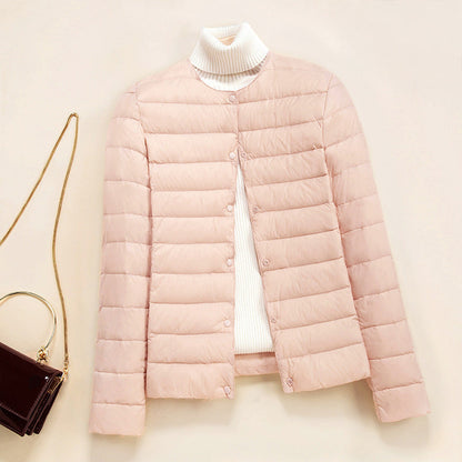 Lightly Quilted Down Jacket for Women
