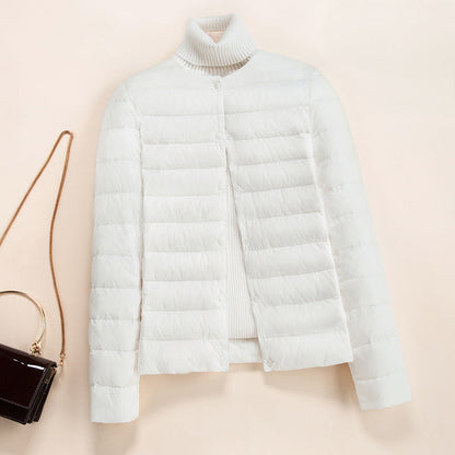 Lightly Quilted Down Jacket for Women