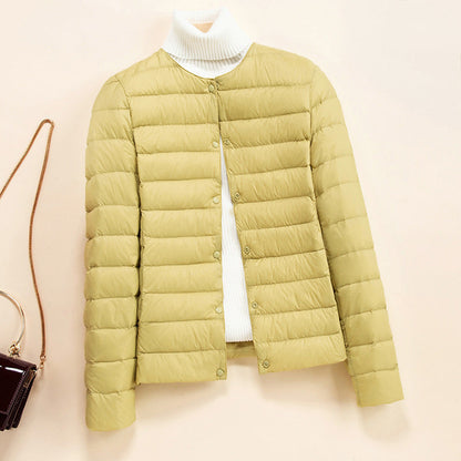 Lightly Quilted Down Jacket for Women